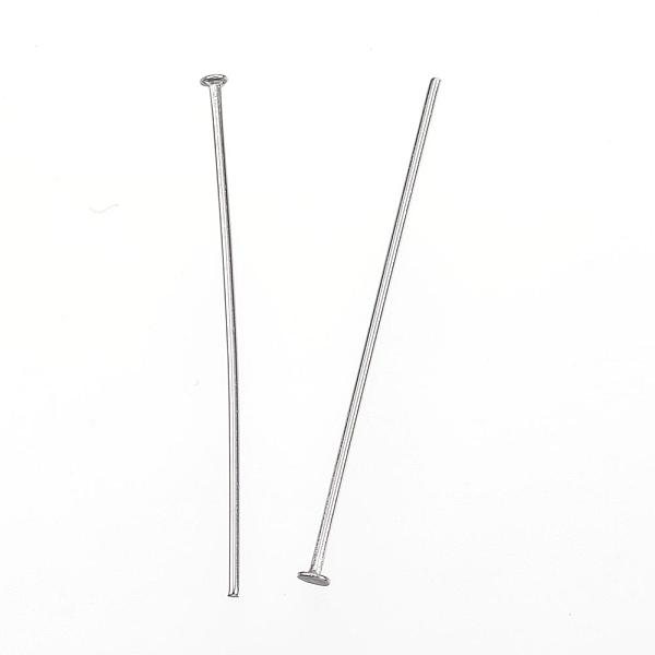 PandaHall 304 Stainless Steel Flat Head Pins, Stainless Steel Color, 30x0.7mm, Head: 1.5mm 304 Stainless Steel
PandaHall 304 Stainless Steel Flat Head Pins, Stainless Steel Color, 30x0.7mm, Head: 1.5mm 304 Stainless Steel