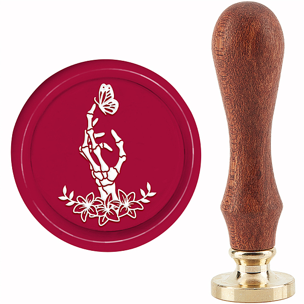 PandaHall CRASPIRE Skull Wax Seal Stamp Flower Butterfly Sealing Wax Stamp 30mm/1.18inch Removable Brass Head Sealing Stamp with Wooden...
PandaHall CRASPIRE Skull Wax Seal Stamp Flower Butterfly Sealing Wax Stamp 30mm/1.18inch Removable Brass Head Sealing Stamp with Wooden...