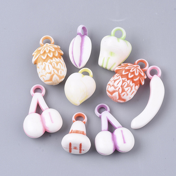 PandaHall Craft Style Acrylic Pendants, Fruit, Mixed Color, 18~29x10~16x5~11mm, Hole: 3mm Acrylic Fruit Multicolor
PandaHall Craft Style Acrylic Pendants, Fruit, Mixed Color, 18~29x10~16x5~11mm, Hole: 3mm Acrylic Fruit Multicolor