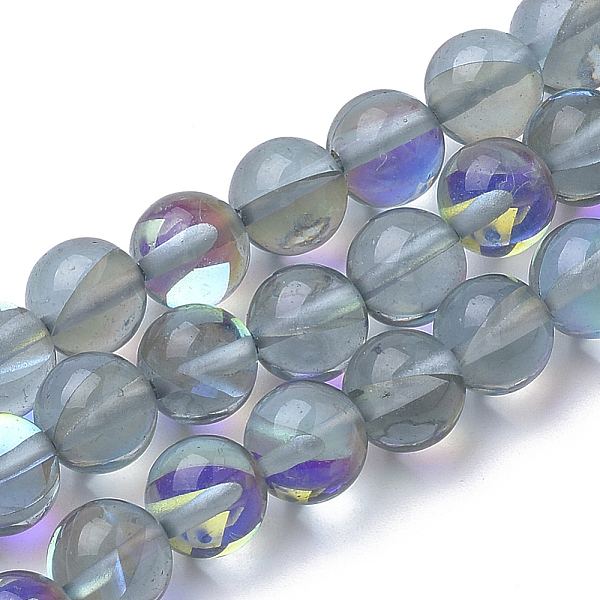 PandaHall Synthetic Moonstone Beads Strands, Holographic Beads, Dyed, Round, Slate Gray, 10mm, Hole: 1.2mm 40pcs/strand, 15.7 inch Moonstone...
PandaHall Synthetic Moonstone Beads Strands, Holographic Beads, Dyed, Round, Slate Gray, 10mm, Hole: 1.2mm 40pcs/strand, 15.7 inch Moonstone...