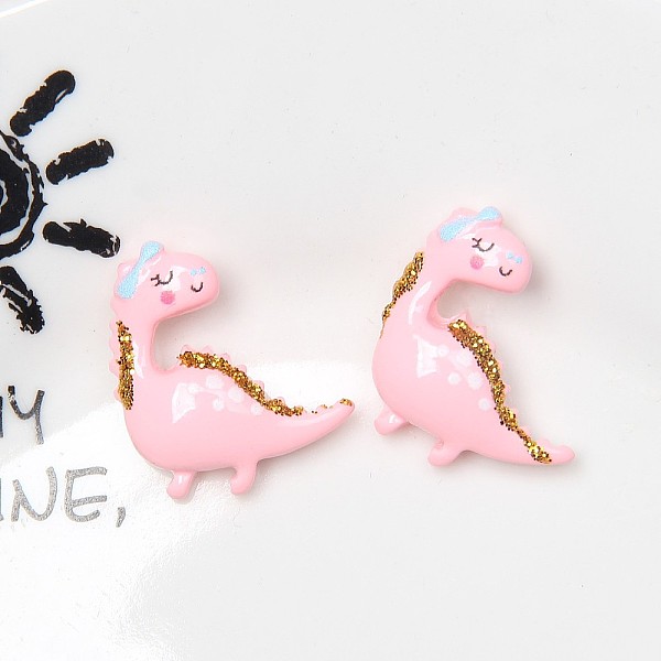 PandaHall Opaque Reisn Decoden Cabochons, Dinosaur with Glitter Powder, Pink, 20x21mm Resin Dinosaur Pink
PandaHall Opaque Reisn Decoden Cabochons, Dinosaur with Glitter Powder, Pink, 20x21mm Resin Dinosaur Pink