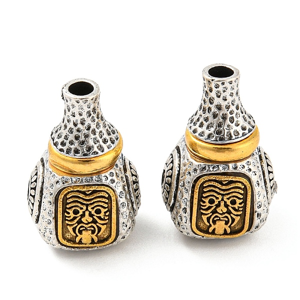 PandaHall Rack Plating Tibetan Style Alloy 3 Hole Guru Beads, T-Drilled Beads, Gourd, Cadmium Free & Lead Free, Antique Silver & Antique...
PandaHall Rack Plating Tibetan Style Alloy 3 Hole Guru Beads, T-Drilled Beads, Gourd, Cadmium Free & Lead Free, Antique Silver & Antique...