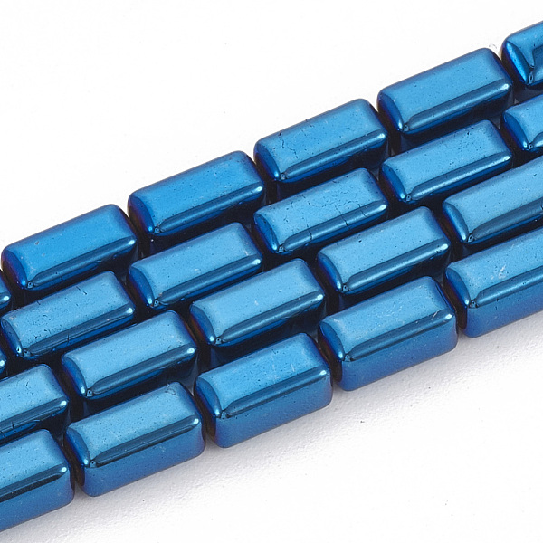 PandaHall Electroplate Non-magnetic Synthetic Hematite Beads Strands, Cuboid, Blue Plated, 8x4x4mm, Hole: 1mm, about 50pcs/strand, 16.14...
PandaHall Electroplate Non-magnetic Synthetic Hematite Beads Strands, Cuboid, Blue Plated, 8x4x4mm, Hole: 1mm, about 50pcs/strand, 16.14...
