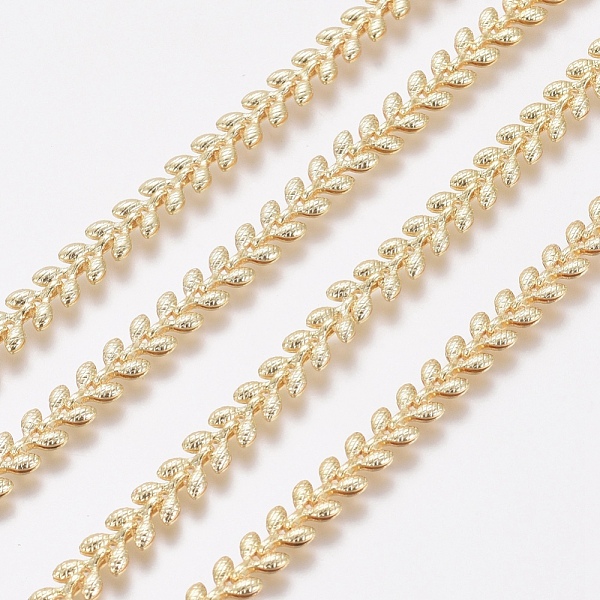 PandaHall Brass Handmade Cobs Chains, Link Chains, with Spool, Long-Lasting Plated, Unwelded, Leaf, Real 18K Gold Plated, 6x5x2mm, about...
PandaHall Brass Handmade Cobs Chains, Link Chains, with Spool, Long-Lasting Plated, Unwelded, Leaf, Real 18K Gold Plated, 6x5x2mm, about...