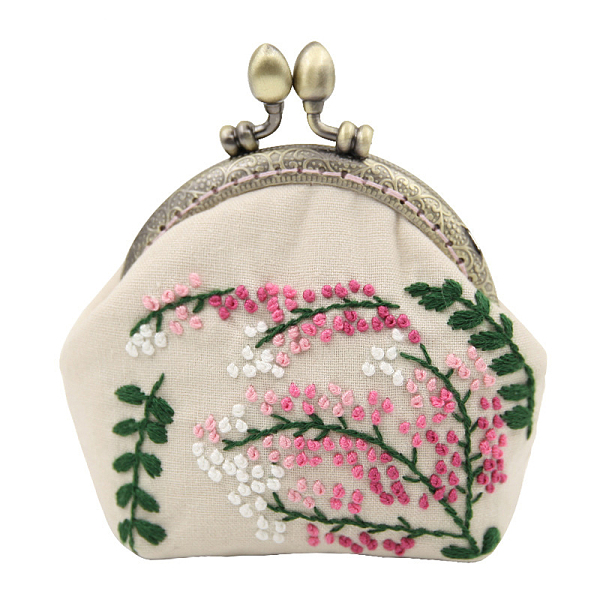 PandaHall DIY Plants Pattern Kiss Lock Coin Purse Embroidery Kit, Including Embroidered Fabric, Embroidery Needles & Thread, Metal Purse...
PandaHall DIY Plants Pattern Kiss Lock Coin Purse Embroidery Kit, Including Embroidered Fabric, Embroidery Needles & Thread, Metal Purse...