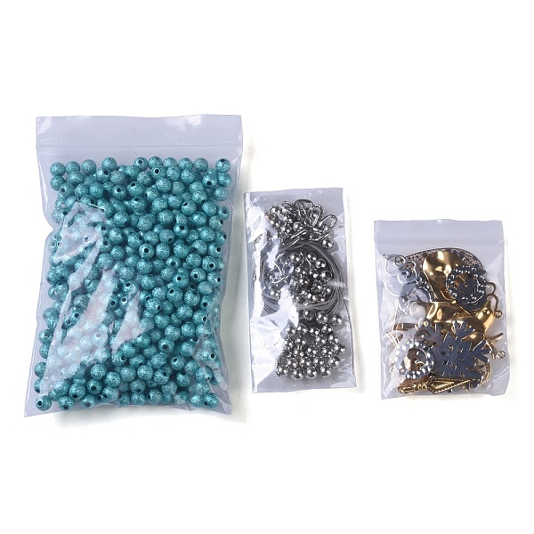 PandaHall DIY Stainless Steel Findings & Steel Wires & Brass Beads & Acrylic Beads Kits, Dark Turquoise, 8~35x6~26.5x1~5.5mm, Hole...
PandaHall DIY Stainless Steel Findings & Steel Wires & Brass Beads & Acrylic Beads Kits, Dark Turquoise, 8~35x6~26.5x1~5.5mm, Hole...