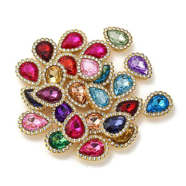 PandaHall Acrylic Rhinetsone Cabochons, with ABS Plastic, Teardrop, Colorful, 19x15x6mm Acrylic Rhinestone Teardrop
PandaHall Acrylic Rhinetsone Cabochons, with ABS Plastic, Teardrop, Colorful, 19x15x6mm Acrylic Rhinestone Teardrop