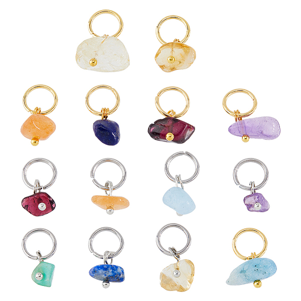PandaHall SUPERFINDINGS 84Pcs Natural Mixed Pendants Nuggets Gemstone Charms Crystal Stone Charms with Stainless Steel Jump Ring for Earring...
PandaHall SUPERFINDINGS 84Pcs Natural Mixed Pendants Nuggets Gemstone Charms Crystal Stone Charms with Stainless Steel Jump Ring for Earring...