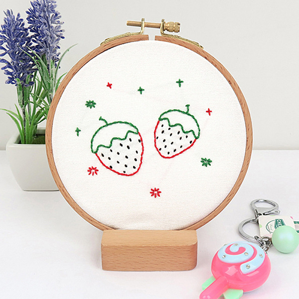 PandaHall DIY Embroidery Starter Kits, including Embroidery Fabric & Thread, Needle, Embroidery Hoops, Instruction Sheet, Strawberry...
PandaHall DIY Embroidery Starter Kits, including Embroidery Fabric & Thread, Needle, Embroidery Hoops, Instruction Sheet, Strawberry...