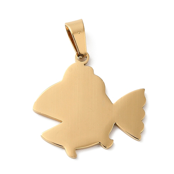 PandaHall Ion Plating(IP) 304 Stainless Steel Pendants, Stamping Blank Tag, Fish Charm, Golden, 23.5x25x1mm, Hole: 6.5x4mm 304 Stainless...
PandaHall Ion Plating(IP) 304 Stainless Steel Pendants, Stamping Blank Tag, Fish Charm, Golden, 23.5x25x1mm, Hole: 6.5x4mm 304 Stainless...