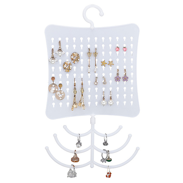 PandaHall DELORIGIN Hanging Jewelry Organizer, 120 Holes Earring Display Holder Necklace Bracelet Hanger Rack Jewelry Wall Hanging Organizer..., White
PandaHall DELORIGIN Hanging Jewelry Organizer, 120 Holes Earring Display Holder Necklace Bracelet Hanger Rack Jewelry Wall Hanging Organizer..., White