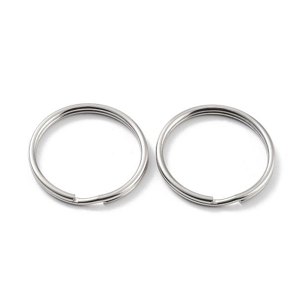 PandaHall 304 Stainless Steel Split Key Rings, Keychain Clasp Findings, 2-Loop Round Ring, Stainless Steel Color, 32x3mm, Single Wire: 1.5mm...
PandaHall 304 Stainless Steel Split Key Rings, Keychain Clasp Findings, 2-Loop Round Ring, Stainless Steel Color, 32x3mm, Single Wire: 1.5mm...