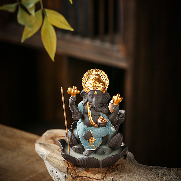 PandaHall Porcelain Incense Burners, Ganesha Incense Holders, Home Office Teahouse Zen Buddhist Supplies, Light Green, 90x120mm Porcelain...
PandaHall Porcelain Incense Burners, Ganesha Incense Holders, Home Office Teahouse Zen Buddhist Supplies, Light Green, 90x120mm Porcelain...