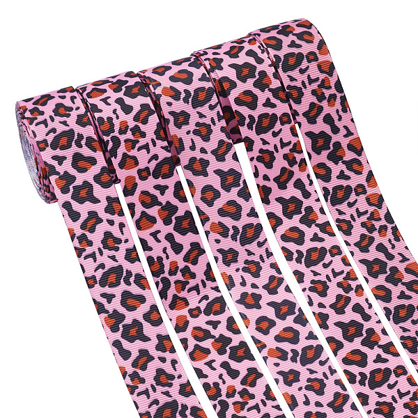 PandaHall Leopard Printed Grosgrain Ribbons, for Hair Bows, Headbands, Crafting and Gift Wrapping, Pink, 1 inch(25mm), about 5yards/Bundle...
PandaHall Leopard Printed Grosgrain Ribbons, for Hair Bows, Headbands, Crafting and Gift Wrapping, Pink, 1 inch(25mm), about 5yards/Bundle...