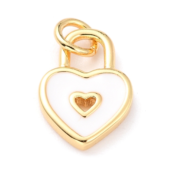 PandaHall Brass Enamel Pendants, Cadmium Free & Lead Free, Long-Lasting Plated, Heart Lock, Real 18K Gold Plated, Creamy White, 13x9x1.5mm...
PandaHall Brass Enamel Pendants, Cadmium Free & Lead Free, Long-Lasting Plated, Heart Lock, Real 18K Gold Plated, Creamy White, 13x9x1.5mm...