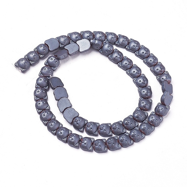 PandaHall Non-magnetic Synthetic Hematite Kitten Beads Strands, Frosted, Cat Head, 8x8x4.5~5mm, Hole: 1mm, about 55pcs/strand, 15.9 inch...
PandaHall Non-magnetic Synthetic Hematite Kitten Beads Strands, Frosted, Cat Head, 8x8x4.5~5mm, Hole: 1mm, about 55pcs/strand, 15.9 inch...