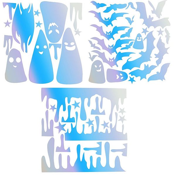 PandaHall Gorgecraft 3 Sheets 3 Styles Halloween Laser PVC Waterproof Car Stickers, Self-Adhesive Decals, for Vehicle Decoration, Colorful...
PandaHall Gorgecraft 3 Sheets 3 Styles Halloween Laser PVC Waterproof Car Stickers, Self-Adhesive Decals, for Vehicle Decoration, Colorful...