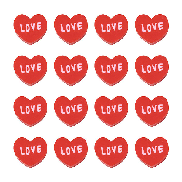 PandaHall Polymer Clay Beads, Heart with Word LOVE, Red, 8x9x4mm, Hole: 1.8mm, about 100pcs/bag Polymer Clay Heart Red
PandaHall Polymer Clay Beads, Heart with Word LOVE, Red, 8x9x4mm, Hole: 1.8mm, about 100pcs/bag Polymer Clay Heart Red