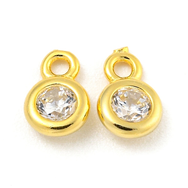 PandaHall 925 Sterling Silver Pave Clear Cubic Zirconia Flat Round Charms, Real 18K Gold Plated, 6x4x2mm, Hole: 1mm Sterling Silver+Cubic...
PandaHall 925 Sterling Silver Pave Clear Cubic Zirconia Flat Round Charms, Real 18K Gold Plated, 6x4x2mm, Hole: 1mm Sterling Silver+Cubic...