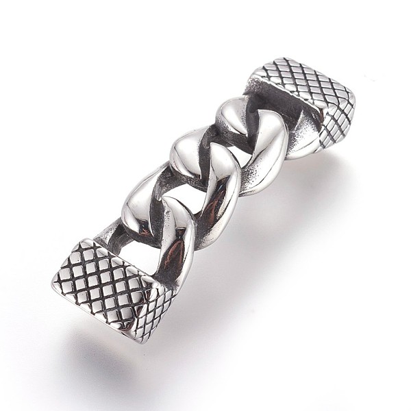 PandaHall 304 Stainless Steel Links connectors, For Leather Cord Bracelets Making, Antique Silver, 54x15x9mm 304 Stainless Steel Others
PandaHall 304 Stainless Steel Links connectors, For Leather Cord Bracelets Making, Antique Silver, 54x15x9mm 304 Stainless Steel Others