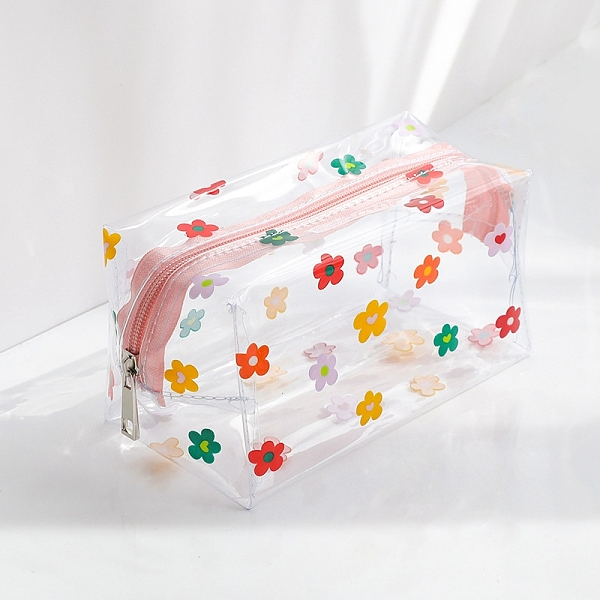 PandaHall Transparent Flower Pattern Portable PVC Waterpoof Makeup Storage Bag, Multi-functional Travel Wash Bag, BurlyWood, 18x10x10cm..., Orange
PandaHall Transparent Flower Pattern Portable PVC Waterpoof Makeup Storage Bag, Multi-functional Travel Wash Bag, BurlyWood, 18x10x10cm..., Orange