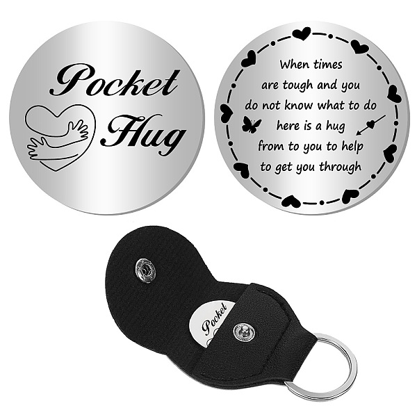 PandaHall CREATCABIN Pocket Hug Token Keychains Long Distance Relationship Keepsake Token Engraved Double Sided Pocket Token Coin Sign for...
PandaHall CREATCABIN Pocket Hug Token Keychains Long Distance Relationship Keepsake Token Engraved Double Sided Pocket Token Coin Sign for...