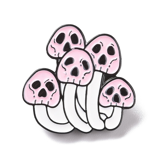 PandaHall Mushroom Skull Enamel Pin Alloy Badge for Backpack Clothes, Electrophoresis Black, Pink, 25.5x26x1.5mm, Pin:1.3mm. Alloy+Enamel...
PandaHall Mushroom Skull Enamel Pin Alloy Badge for Backpack Clothes, Electrophoresis Black, Pink, 25.5x26x1.5mm, Pin:1.3mm. Alloy+Enamel...