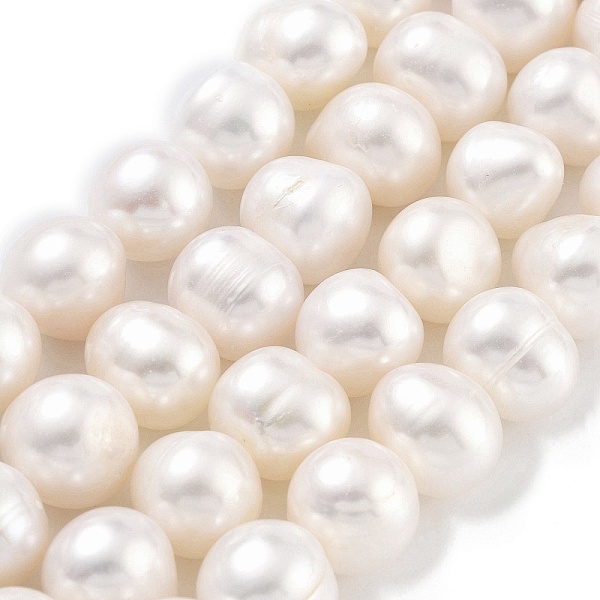 PandaHall Natural Cultured Freshwater Pearl Beads Strands, Potato, Floral White, 9~10mm, Hole: 0.6mm, about 19~20pcs/strand, 6.10~6.50...
PandaHall Natural Cultured Freshwater Pearl Beads Strands, Potato, Floral White, 9~10mm, Hole: 0.6mm, about 19~20pcs/strand, 6.10~6.50...