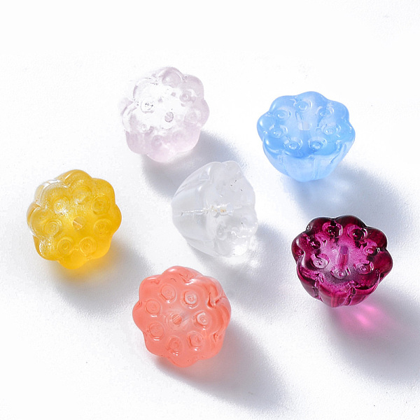 PandaHall Transparent Glass Beads, Mixed Style, Lotus Pod, Mixed Color, 11x10.5x8mm, Hole: 1mm Glass Flower Multicolor
PandaHall Transparent Glass Beads, Mixed Style, Lotus Pod, Mixed Color, 11x10.5x8mm, Hole: 1mm Glass Flower Multicolor