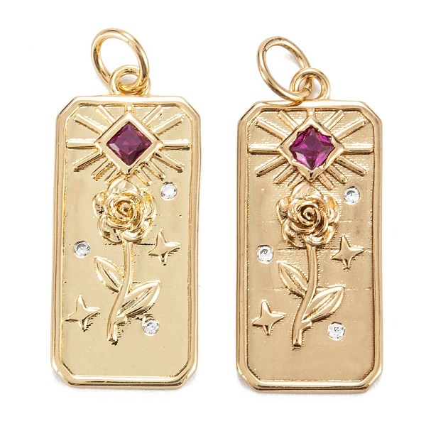 PandaHall Brass Micro Pave Cubic Zirconia Pendants, Long-Lasting Plated, Rectangle with Rose Flower, Sun & Star, Real 18K Gold Plated..., Multicolor
PandaHall Brass Micro Pave Cubic Zirconia Pendants, Long-Lasting Plated, Rectangle with Rose Flower, Sun & Star, Real 18K Gold Plated..., Multicolor