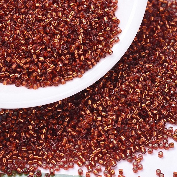 PandaHall MIYUKI Delica Beads, Cylinder, Japanese Seed Beads, 11/0, (DB0601) Dyed Silver Lined Dark Burnt Orange, 1.3x1.6mm, Hole: 0.8mm...
PandaHall MIYUKI Delica Beads, Cylinder, Japanese Seed Beads, 11/0, (DB0601) Dyed Silver Lined Dark Burnt Orange, 1.3x1.6mm, Hole: 0.8mm...