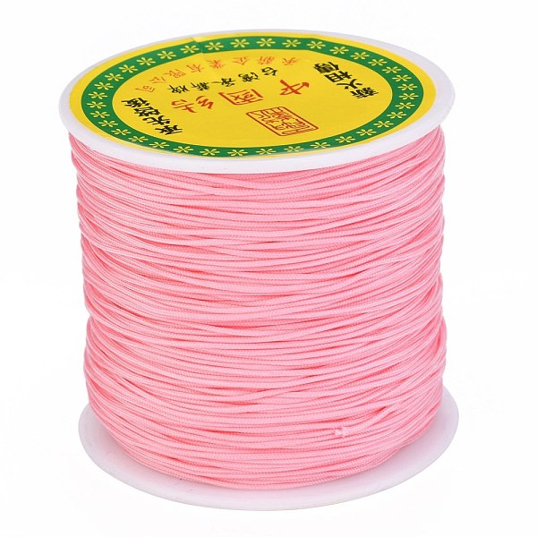 PandaHall Braided Nylon Thread, Chinese Knotting Cord Beading Cord for Beading Jewelry Making, Light Coral, 0.8mm, about 100yards/roll Nylon..., Red
PandaHall Braided Nylon Thread, Chinese Knotting Cord Beading Cord for Beading Jewelry Making, Light Coral, 0.8mm, about 100yards/roll Nylon..., Red
