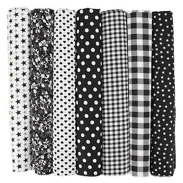 PandaHall Printed Cotton Fabric, for Patchwork, Sewing Tissue to Patchwork, Quilting, Flower/Polka Dot/Tartan/Heart/Star Pattern, Gray...
PandaHall Printed Cotton Fabric, for Patchwork, Sewing Tissue to Patchwork, Quilting, Flower/Polka Dot/Tartan/Heart/Star Pattern, Gray...