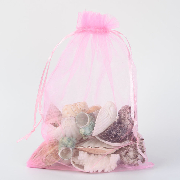 PandaHall Organza Gift Bags with Drawstring, Jewelry Pouches, Wedding Party Christmas Favor Gift Bags, Pink, 23x17cm Organza Rectangle Pink
PandaHall Organza Gift Bags with Drawstring, Jewelry Pouches, Wedding Party Christmas Favor Gift Bags, Pink, 23x17cm Organza Rectangle Pink