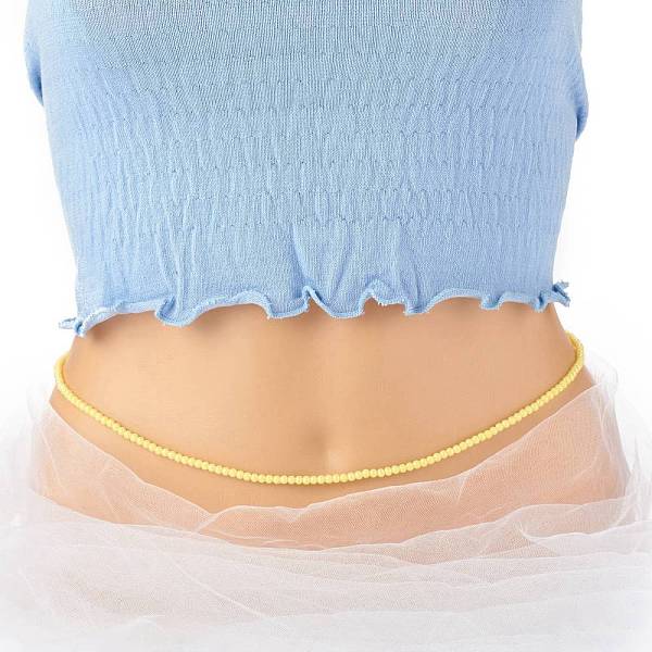 PandaHall Waist Beads, Acrylic Beaded Stretch Waist Chains for Women, Yellow, 31.65 inch(80.4cm), Beads: 4mm Acrylic Yellow
PandaHall Waist Beads, Acrylic Beaded Stretch Waist Chains for Women, Yellow, 31.65 inch(80.4cm), Beads: 4mm Acrylic Yellow
