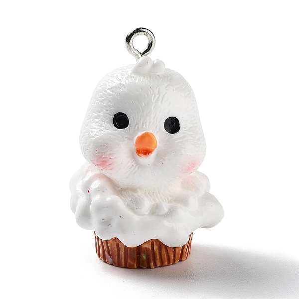PandaHall Opaque Resin Pendants, Animal Charms with Platinum Plated Iron Loops, Duck, 31x21x13mm, Hole: 2mm Iron+Resin Duck White
PandaHall Opaque Resin Pendants, Animal Charms with Platinum Plated Iron Loops, Duck, 31x21x13mm, Hole: 2mm Iron+Resin Duck White