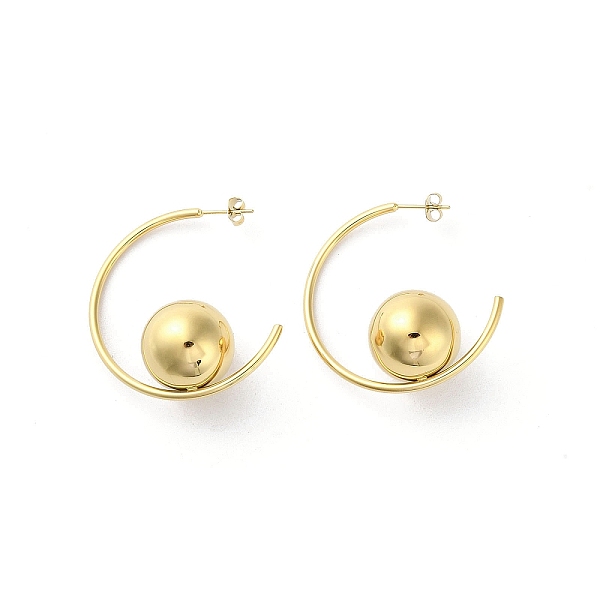 PandaHall Ion Plating(IP) 304 Stainless Steel Stud Earrings, Round, Real 18K Gold Plated, 41x2mm 304 Stainless Steel Round
PandaHall Ion Plating(IP) 304 Stainless Steel Stud Earrings, Round, Real 18K Gold Plated, 41x2mm 304 Stainless Steel Round