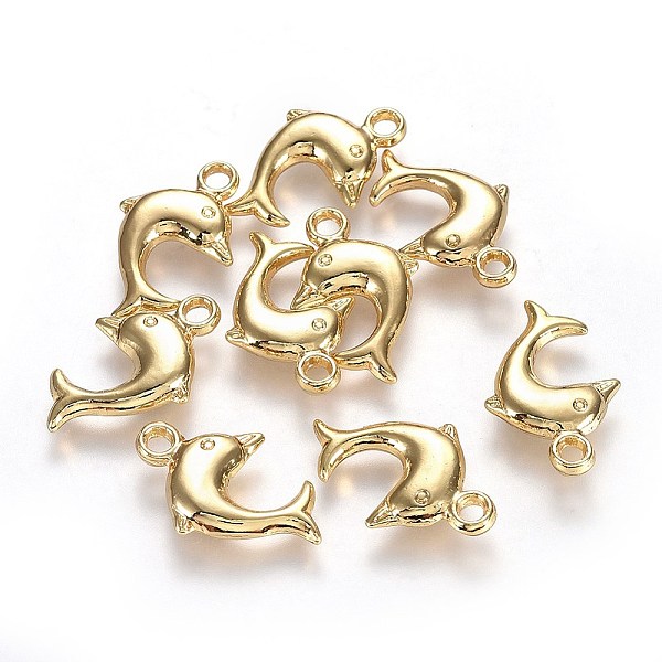 PandaHall Tibetan Style Alloy Pendants, Ocean Theme, Lead Free & Nickel Free & Cadmium Free, Dolphin, Real 14K Gold Plated, 21.5x14x4mm...
PandaHall Tibetan Style Alloy Pendants, Ocean Theme, Lead Free & Nickel Free & Cadmium Free, Dolphin, Real 14K Gold Plated, 21.5x14x4mm...