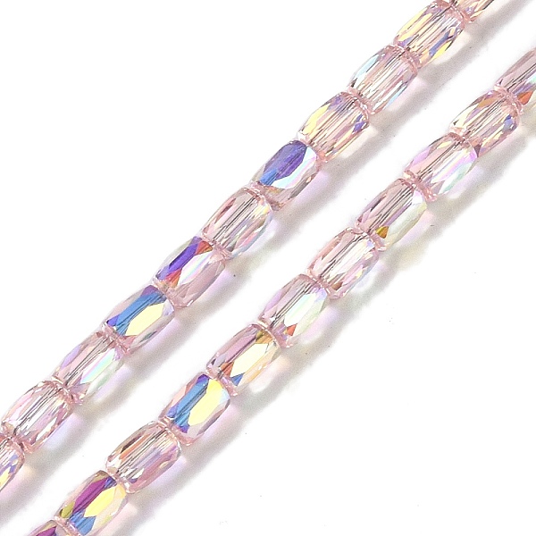 PandaHall Electroplate Glass Beads Strands, AB Color Plated, Faceted, Column, Pink, 6.5x4mm, Hole: 0.8mm, about 80pcs/strand, 20.08''(51cm)...
PandaHall Electroplate Glass Beads Strands, AB Color Plated, Faceted, Column, Pink, 6.5x4mm, Hole: 0.8mm, about 80pcs/strand, 20.08''(51cm)...