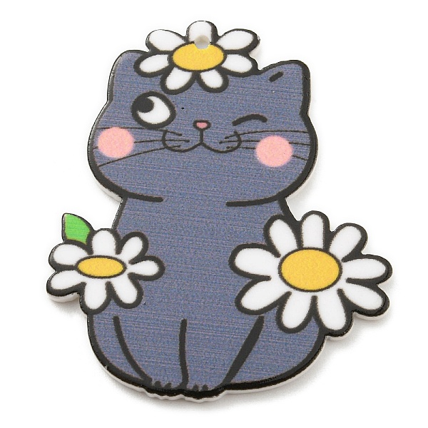 PandaHall Acrylic Penadnt, Animal Family, Cat Shape, Slate Gray, 44.5x39x2mm, Hole: 1.6mm Acrylic Cat Shape
PandaHall Acrylic Penadnt, Animal Family, Cat Shape, Slate Gray, 44.5x39x2mm, Hole: 1.6mm Acrylic Cat Shape