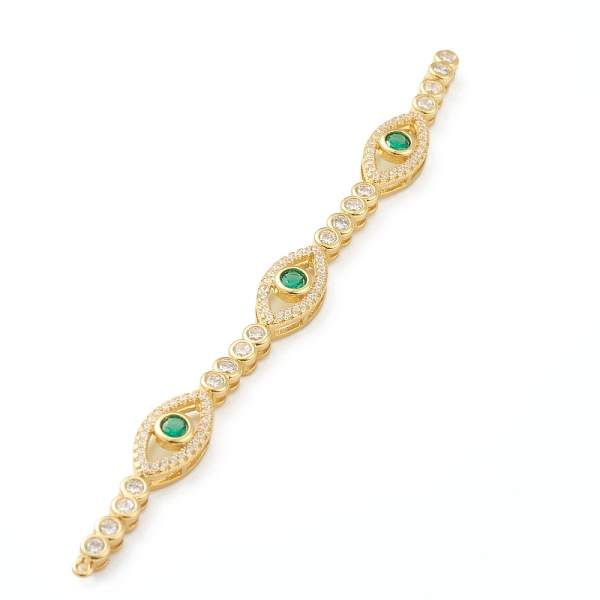 PandaHall Brass Mirco Pave Cubic Zirconia Links Connectors, Long-Lasting Plated, Real 18K Gold Plated, Eye, Lime Green & Clear, 98x7.5x4mm...
PandaHall Brass Mirco Pave Cubic Zirconia Links Connectors, Long-Lasting Plated, Real 18K Gold Plated, Eye, Lime Green & Clear, 98x7.5x4mm...