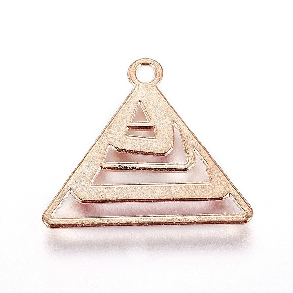 PandaHall Zinc Alloy Pendants, with Enamel, Triangle, Light Gold, Black, 20x23x1.5mm, Hole: 1.6mm Alloy+Enamel Triangle Black
PandaHall Zinc Alloy Pendants, with Enamel, Triangle, Light Gold, Black, 20x23x1.5mm, Hole: 1.6mm Alloy+Enamel Triangle Black