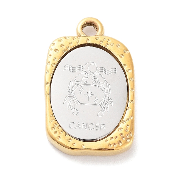 PandaHall 304 Stainless Steel Pendants, Rectangle with Twelve Constellations Charm, Golden & Stainless Steel Color, Cancer, 23x14.5x3mm...
PandaHall 304 Stainless Steel Pendants, Rectangle with Twelve Constellations Charm, Golden & Stainless Steel Color, Cancer, 23x14.5x3mm...