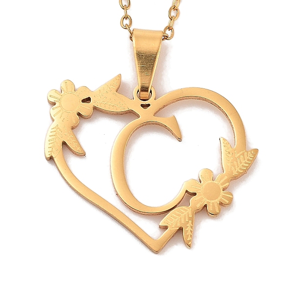 PandaHall Vacuum Plating 201 Stainless Steel Pendant Necklaces, Letter C, 12.28 inch(31.2cm) 201 Stainless Steel Letter C
PandaHall Vacuum Plating 201 Stainless Steel Pendant Necklaces, Letter C, 12.28 inch(31.2cm) 201 Stainless Steel Letter C