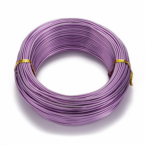 PandaHall Round Aluminum Wire, Flexible Craft Wire, for Beading Jewelry Doll Craft Making, Medium Orchid, 12 Gauge, 2.0mm, 55m/500g(180.4..., Purple
PandaHall Round Aluminum Wire, Flexible Craft Wire, for Beading Jewelry Doll Craft Making, Medium Orchid, 12 Gauge, 2.0mm, 55m/500g(180.4..., Purple