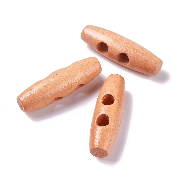 PandaHall Natural Wood Buttons, Horn Toggle Buttons, 2-Hole, for Sewing Accessories, Sandy Brown, 40x11mm, Hole: 6mm Wood Rice Brown
PandaHall Natural Wood Buttons, Horn Toggle Buttons, 2-Hole, for Sewing Accessories, Sandy Brown, 40x11mm, Hole: 6mm Wood Rice Brown