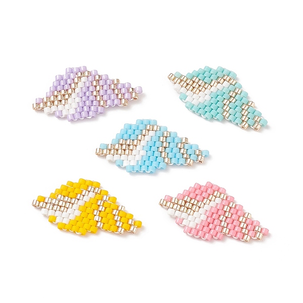 PandaHall Handmade Japanese Seed Beads, Loom Pattern, Conch, Mixed Color, 20x13.5x2mm Glass Others Multicolor
PandaHall Handmade Japanese Seed Beads, Loom Pattern, Conch, Mixed Color, 20x13.5x2mm Glass Others Multicolor