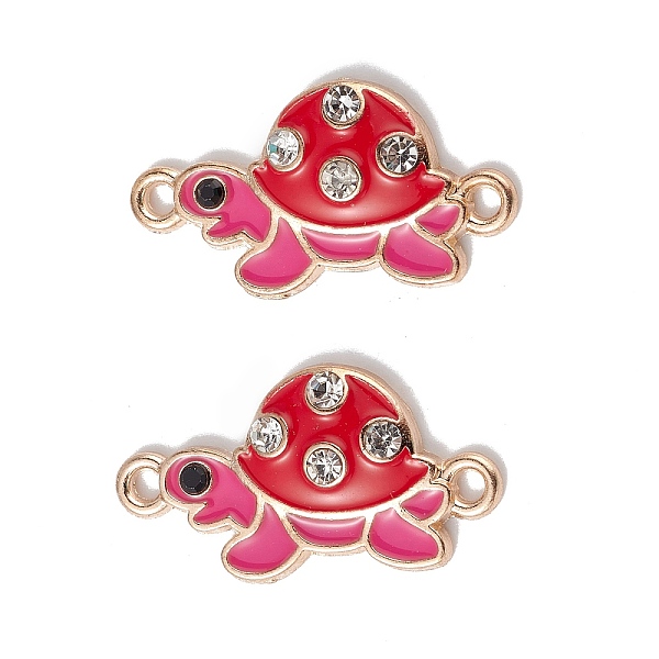 PandaHall Alloy Enamel Connector Charms, Tortoise Links with Crystal Rhinestone, Light Gold, Cadmium Free & Nickel Free & Lead Free, Red...
PandaHall Alloy Enamel Connector Charms, Tortoise Links with Crystal Rhinestone, Light Gold, Cadmium Free & Nickel Free & Lead Free, Red...
