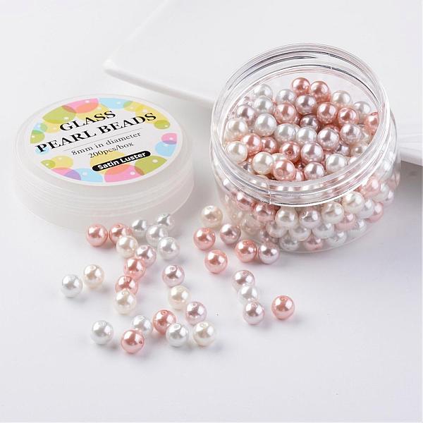 PandaHall Glass Pearl Bead Sets, Barely Pink Mix, Eco-Friendly, Round, Dyed, Mixed Color, 8mm, Hole: 0.7~1.1mm, about 200pcs/box. Glass..., Multicolor
PandaHall Glass Pearl Bead Sets, Barely Pink Mix, Eco-Friendly, Round, Dyed, Mixed Color, 8mm, Hole: 0.7~1.1mm, about 200pcs/box. Glass..., Multicolor