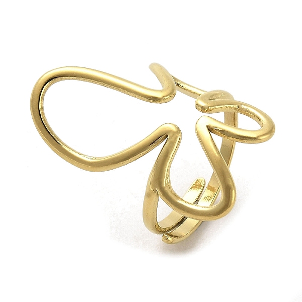 PandaHall Golden 304 Stainless Steel Adjustable Rings, Wire Wrap Hollow Finger Ring, Flower, Inner Diameter: 16.8mm 304 Stainless Steel...
PandaHall Golden 304 Stainless Steel Adjustable Rings, Wire Wrap Hollow Finger Ring, Flower, Inner Diameter: 16.8mm 304 Stainless Steel...